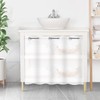 Wiplis Plastic Frosted PEVA Bathroom Window Curtain, No Hook Needed