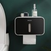 Toilet Paper Roll Box Cover Waterproof Punch Free Prevent Corrosion