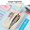 umorismo Big Capacity Pencil Case with Sticky Note Aesthetic Pencil