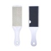 Stainless steel double-sided foot scraper, random color, grater, sandpaper, heel calluses / 스텐 양면 발밀이 색상랜덤 강판 사포 발뒤꿈치 각질