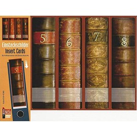 Designed labels for spine pocket files - theme “Foliant 5-8” - for large standard A4 files, an original by File Art and a-m-w-shop