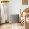 150L Laundry Hamper with Lid,Large Portable 2 Dividers Dirty Clothes