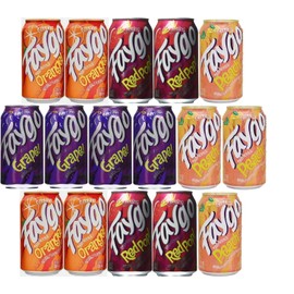 Faygo Soda Pop 4 flavors Soft Drink 12oz Cans Variety Pack PACK OF 16