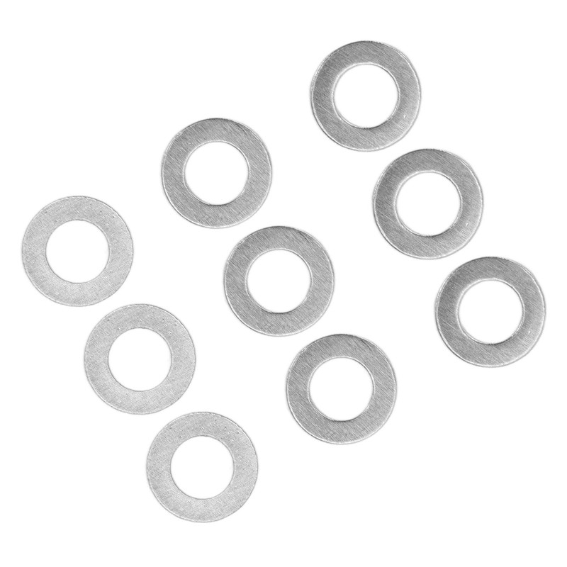 120Pcs Washer Flat Stainless Steel 4mm ID 7mm OD Accessory