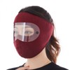 Winter Outdoor Thermal Goggle Mask for Cycling Exercise - Thick, Windproof, and Frostbite Protection for Face and Ears One Size / Pink 5ea