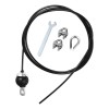 1 Juego De Cables De Polea, Accesorios Para Poleas De Fitnes Negro