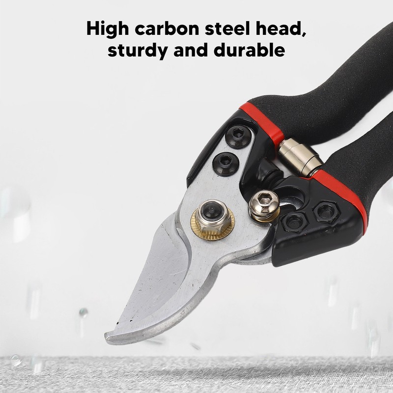 Pruning Shears High Carbon Steel Labor Saving Pruner Gardening Scissors