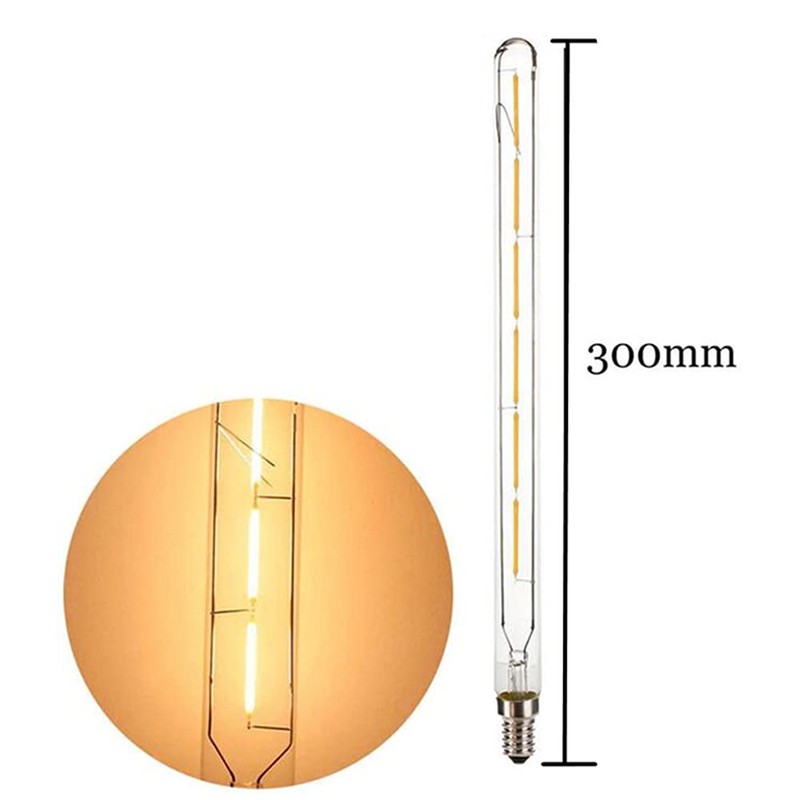 K JINGKELAI T300 Dimmable Vintage LED Edison Bulbs 6W T300