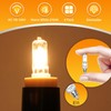 Lustaled JDE11 120V 100W Halogen Bulbs,2700K Warm White Dimmable JD