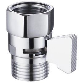 Aomasi Water Flow Control Valve, Solid Brass Shower Head Flow reducer, Chrome