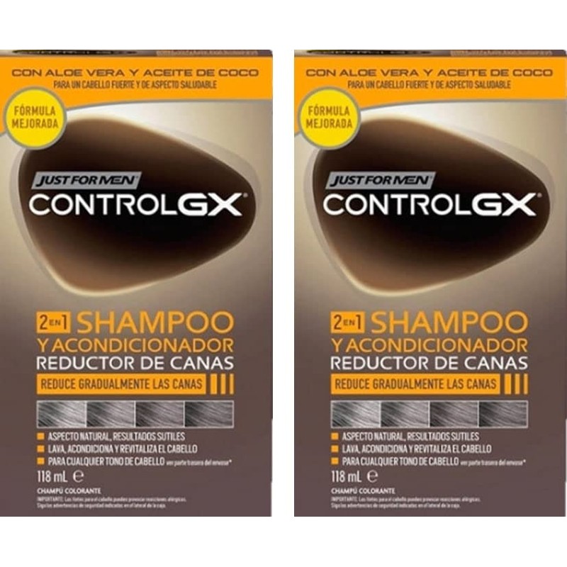 Just for Men Control GX, Grey Reducing 2-in-1 Shampoo &