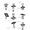 Lsgoodcare GX12-5 Pin Metal Aviation Plug Kit 5A, 10Pairs 12MM