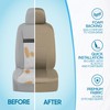BDK OS-309-AB Tan Trim Black Car Seat Covers Full 9