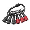 Comphic Upgrade Drill Bit Holder Key Chain 6pcs 1/4 Bit