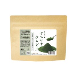 Yaeyama Chlorella Yaesama Health Foods Ingredient Store, No Additives, 100% Powder, Made in Ishigakijima, Approx. 27 Days, 2.8 oz (80 g) x 1 Bag