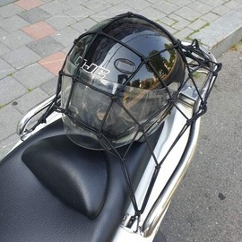 오토바이 짐고정 그물망 40x40 블랙 Motorcycle Cargo Net 40x40 Black