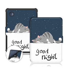 TOPCASE TPU Case for Kobo Clara Colour/BW/Kobo Clara 2e/Tolino Shine 4 eReader 6 Inch with Auto Sleep/Wake, Lazy Cat