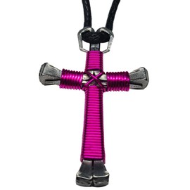 Horse Shoe Nail Cross Necklace-Copperpenny