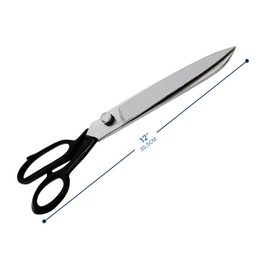 Tailor Scissors 12 Inch for Cutting Fabric Heavy Duty Scissors for Leather Cutting Industrial Sharp Sewing Shears for Home Office Artists Dressmakers