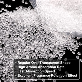 Elsjoy 5 Lb Unscented Aroma Beads for Car Freshies, Car Air Freshener Unscented Freshie Beads, DIY Homemade Natural Freshener Bulk Freshie Supplies