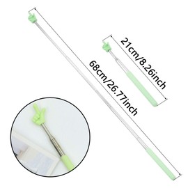 2-Piece Telescopic Teaching Pointer Set - Extendable Classroom Presenter Stick, Retractable Child-Safe Instructor Tool for Nursery/School Supplies