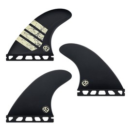 Surfboard Fin for Single Tag or Double Tag Trifin Ultra Lightweight Full Carbon Medium Size Surfboard Fin with Fin Key Screws