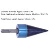 Wood Splitter Drill Bit Blue Plated High Speed Steel 42mm