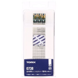 TOMIX N gauge Indoor Lighting Unit LC Bulb Color 6 Piece 0738 Railway Model Supplies