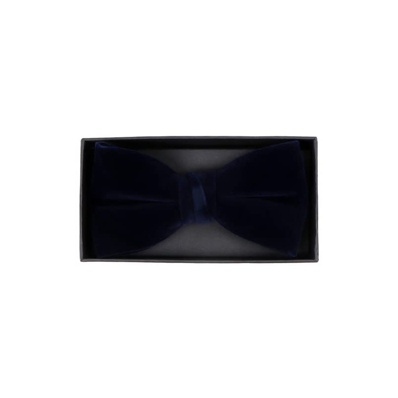 Bowties.jp bd572 Navy Velvet Bowtie, Bowtie, Easy to Wear, navy