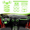 CheroCar 18PCS Interior Trim Kit for Jeep Wrangler JK JKU