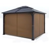Gazebo Universal Replacement Privacy Curtain 10"x 10" – Outdoor Canopy