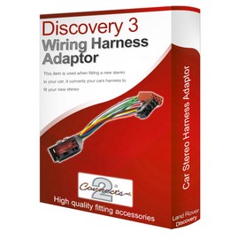 Discovery 3 CD radio stereo wiring harness adapter lead ISO converter