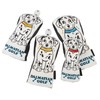 Golf Club Head Cover Waterproof PU Golf Club Covers Set