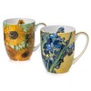 Vincent Van Gogh Flowers Set of 2 Mugs