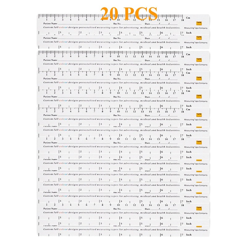 18cm Educare Wound Ruler Upgraded - (Paper) Wound Measuring Tape