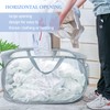 Hotipine 2PCS Mesh Laundry Hamper,Collapsible Laundry Baskets,75L Large Foldable Dirty