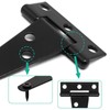 BUXIMN 6 Pack T Hinge, 2inch Mini Door Hinges Outdoor