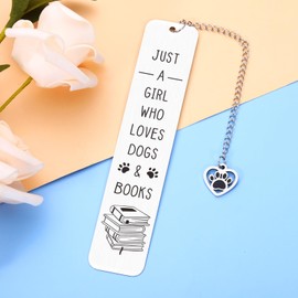 Dog Bookmark for Reading Women Dog Book Themed Gifts for Dog Lover Book Lovers Dog Mom Christmas Stocking Stuffers Birthday Gifts Bookworm Gifts Golden Retriever Lovers Gifts, Back to School Gifts