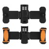 Dual Phone Extension Holder Cold Shoe Adapter Mount Mobile Phone