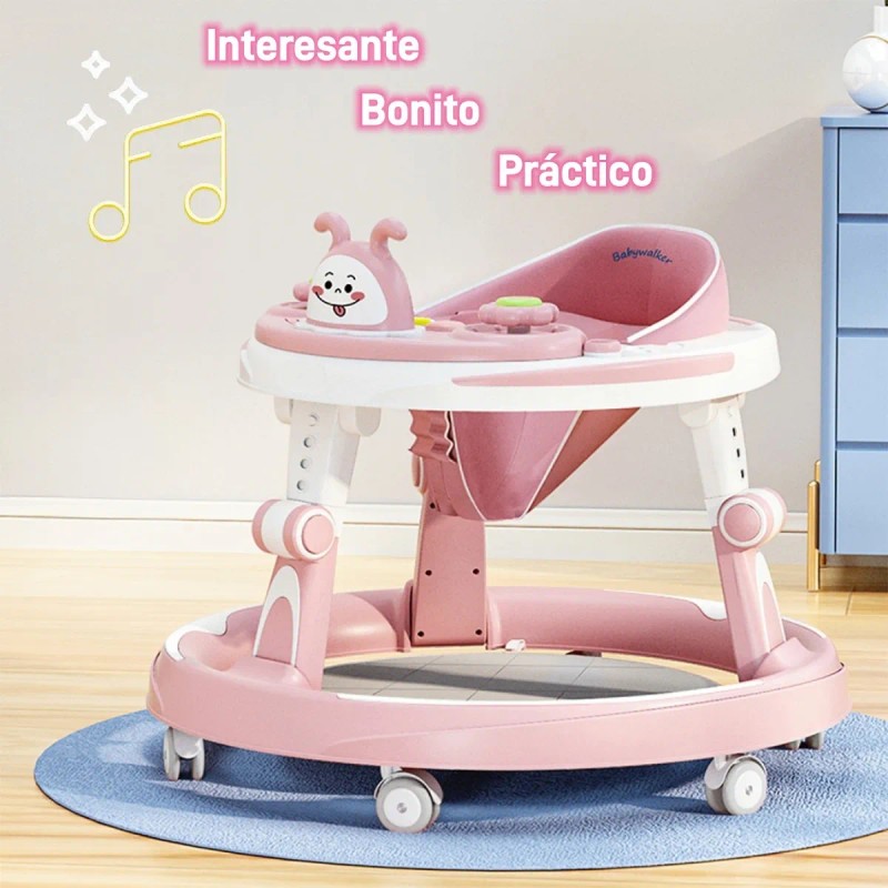 Andadera Para Bebé Con Bandeja De Juguetes Musical Seguro