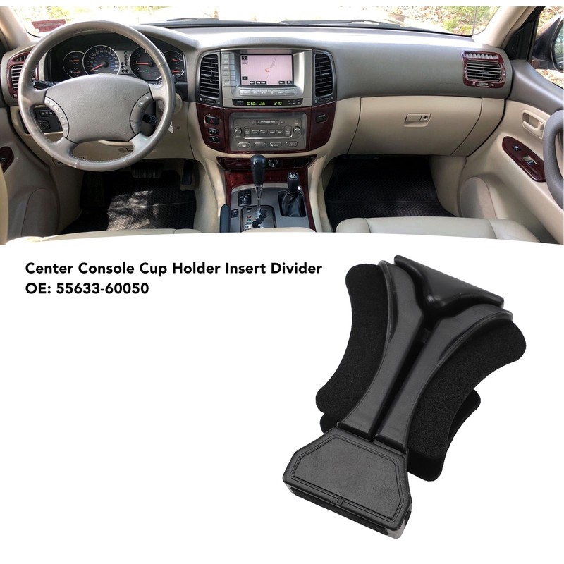 Center Console Cup Holder Insert Divider 55633‑60050 Replacement for TOYOTA
