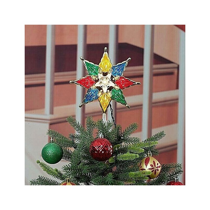 holidaytime NEW HOLIDAY TIME 8'' STAR WHITE LIGHTS .MULTI PANELS