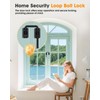 MeBantoo 2.36 Inch U Patio Sliding Door Loop Lock Latch