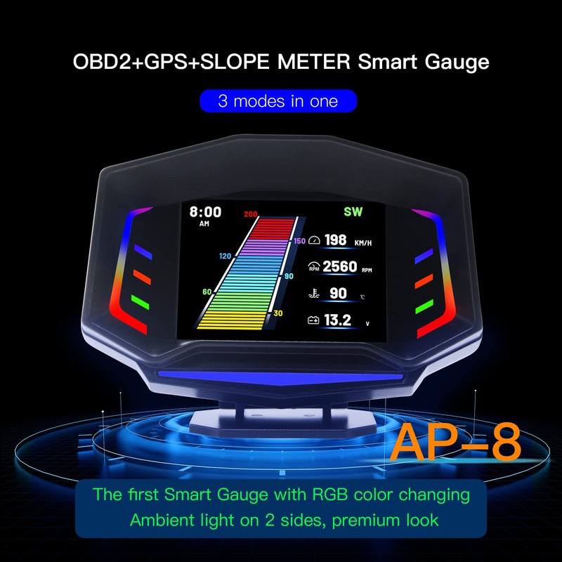 Fastsun Car Head Up Display Car Universal Dual System OBD2