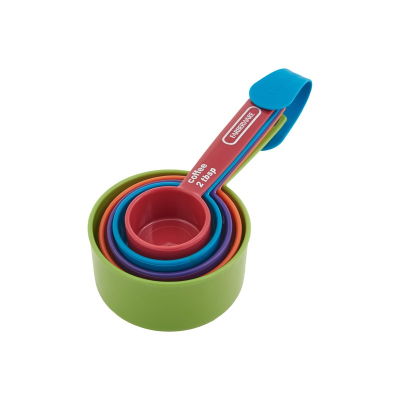 Farberware Professional 5-Piece Measuring Cup Set with Coffee Scoop Durable