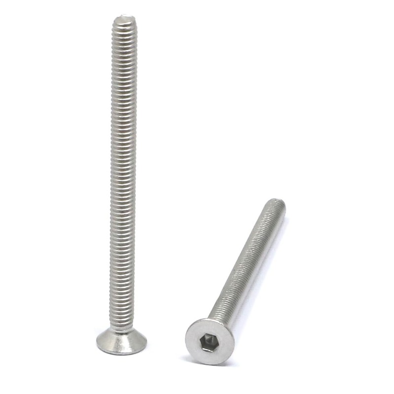 iexcell 50 Pcs M4 x 55mm Thread Pitch 0.7 mm