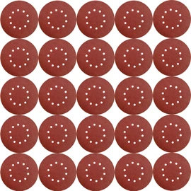 SACKORANGE 50 Pack 9-Inch 10 Hole 60 Grit Hook-and-Loop Drywall Sandpaper - Aluminum Oxide Sanding Disc for ‎9" Drywall Sander Wood Furniture Finishing …
