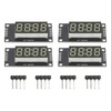 4 Sets Digital Tube Display Module LED 4 Digit 7