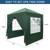 Outvita 6.5x6.5ft Pop Up Canopy Tent, Outdoor Instant Shelter Folding