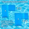 2pcs Water Bags for Pool Cover Inground, Leakproof Corner Water